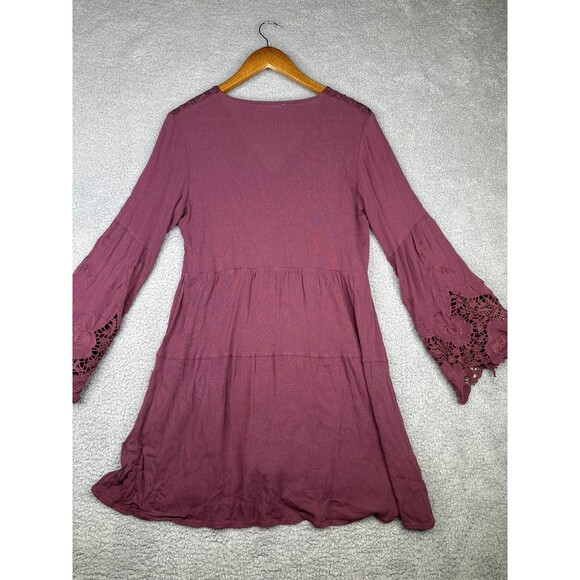 Altard state peasant dress flutter lace sleeves sz small - Picture 4 of 4